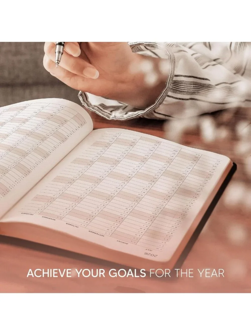 Rose Gold Academic Planner 2026-2027 - Weekly & Monthly Softcover Calendar
